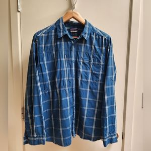 Patagonia Men's Gallegos Shirt in Big Sur Blue